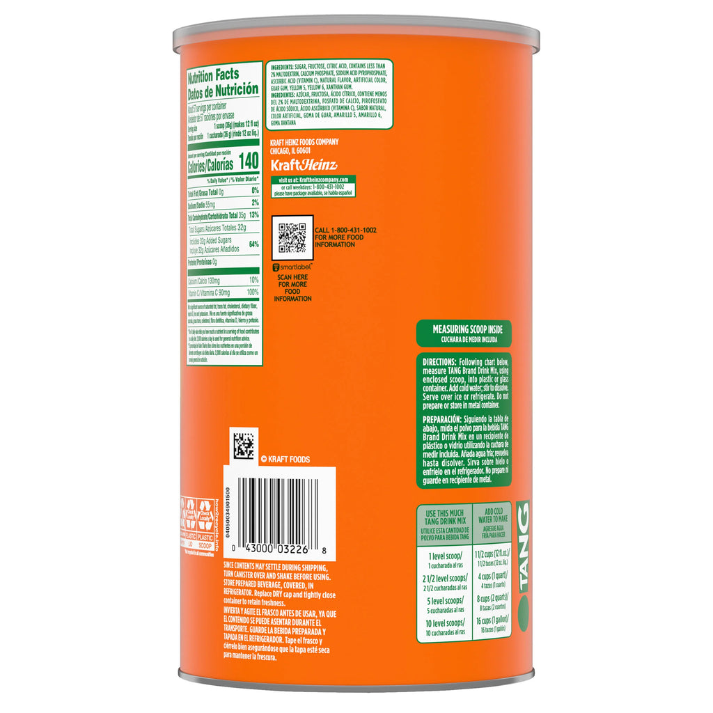 Tang, Drink Mix, Orange, 72 oz - image 2
