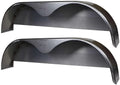 72×10-3/4 Tandem Axle Steel Trailer Fender with Back Plate Welded In (2-Pack) - image 1