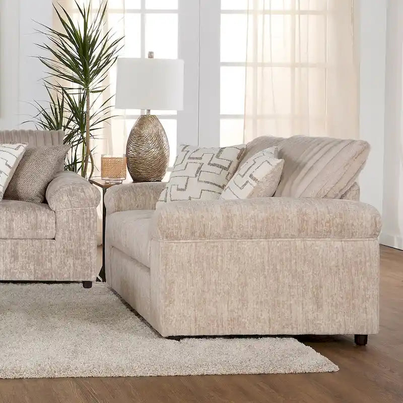 Roundhill Furniture Nason Wide Wale Corduroy Sofa, Loveseat, and Cuddle Chair Collection - image 5