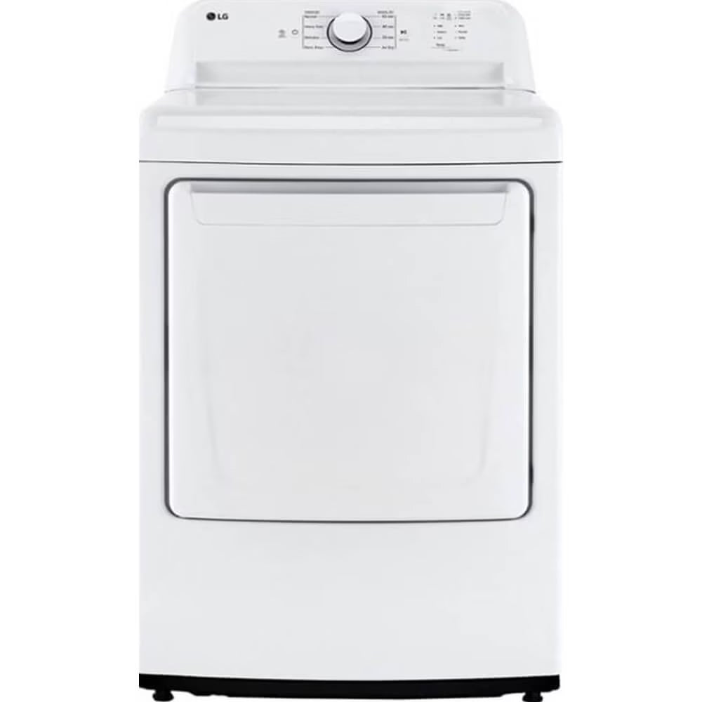 LG DLG6101W 7.3 Cu. Ft. White Smart Gas Dryer with Sensor Dry - image 1