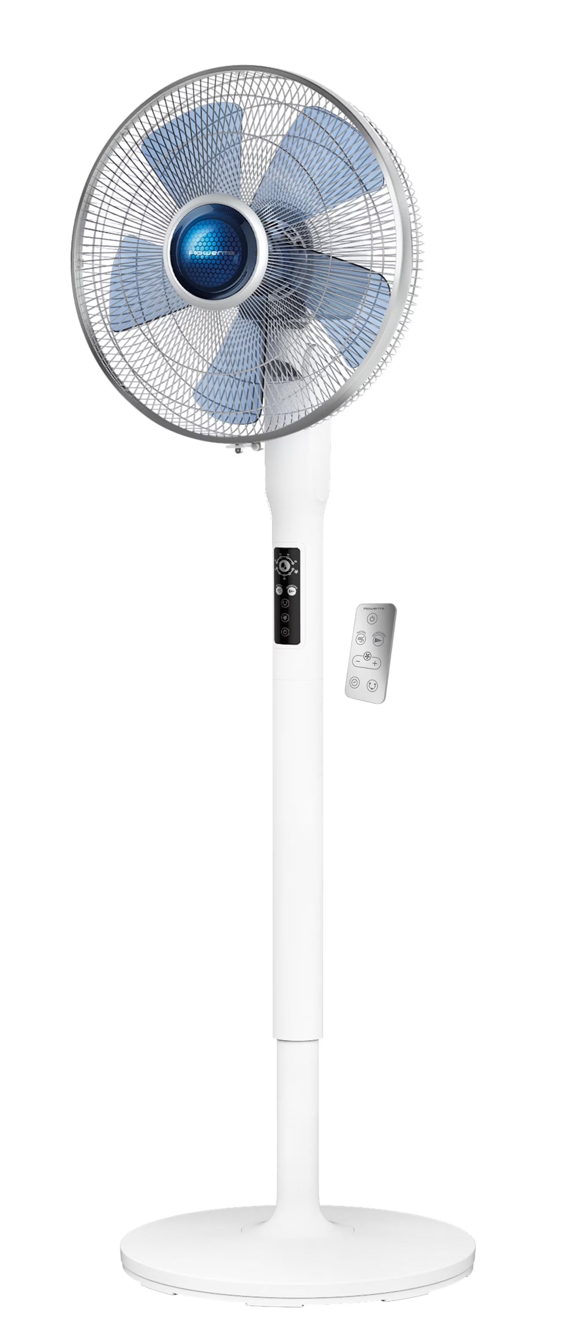 Rowenta Turbo Silence Standing Floor Fan with Remote, 53 Inch, Portable, 5 Speeds, VU5670 - image 6