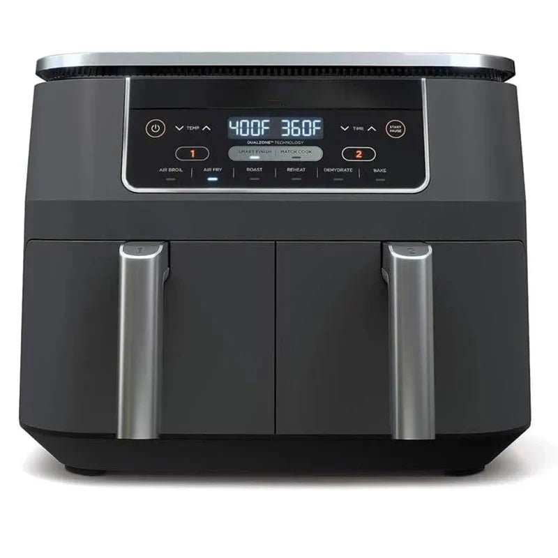 DZ401 Foodi 10 Quart 6-in-1 DualZone XL 2-Basket Air Fryer with 2 Independent Frying Baskets