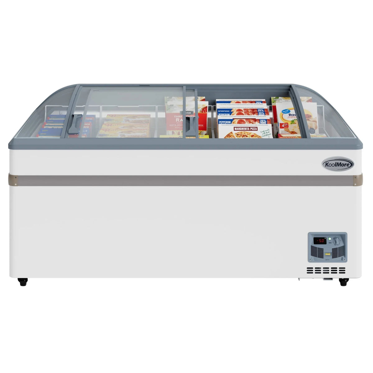 65 Inch Manual Defrost Island Chest Freezer 16 cu. ft. Capacity in White - image 4