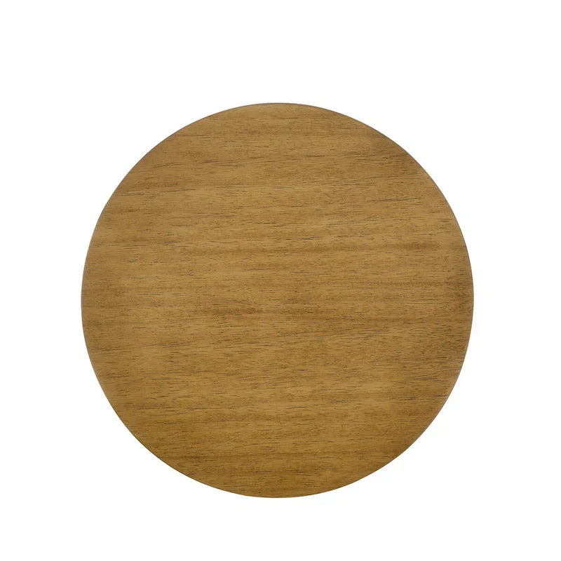 15.75-Inch Round Solid Wood Coffee Table - Minimalist End Table for Living Room - image 17