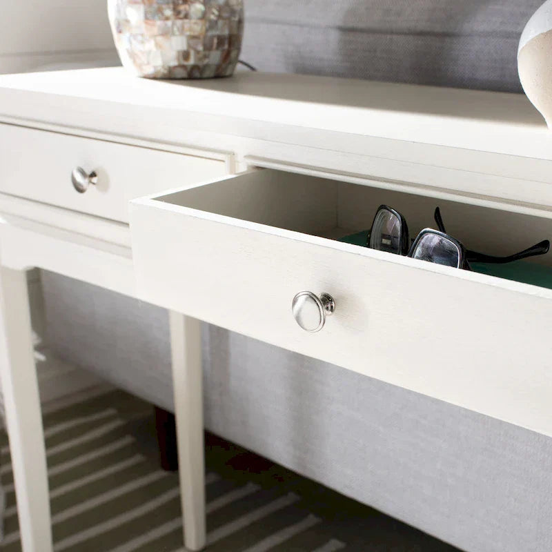 SAFAVIEH Affie 2-Drawer Console Table - Dimensions: 35.5" W x 13" D x 29.5" H - image 7