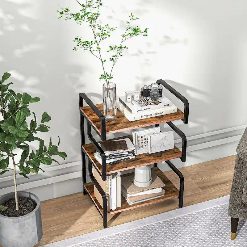 HOMCOM Industrial 3-Tier Printer Stand with Storage - Versatile Metal Rack for Home Office - image 28