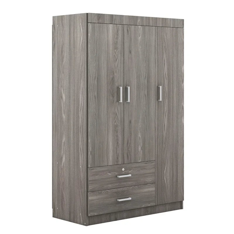 3-Door Wardrobe with 2 Drawers - image 18