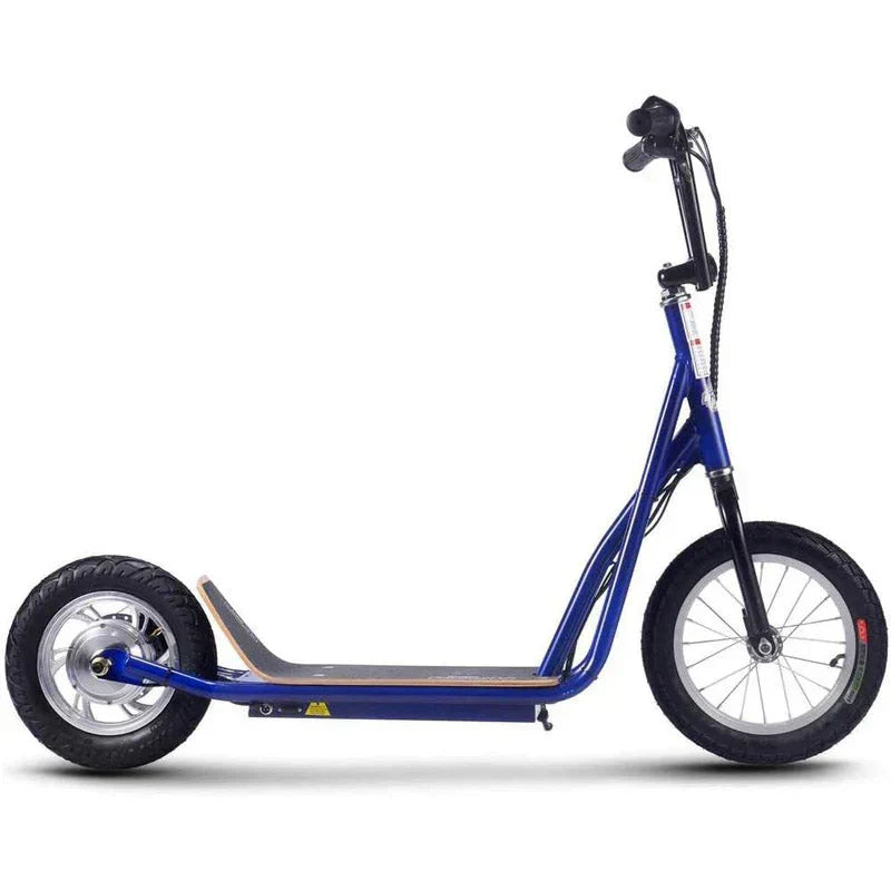 36v 350w Big Wheel Lithium Electric Scooter Blue (Groove-350) - image 2