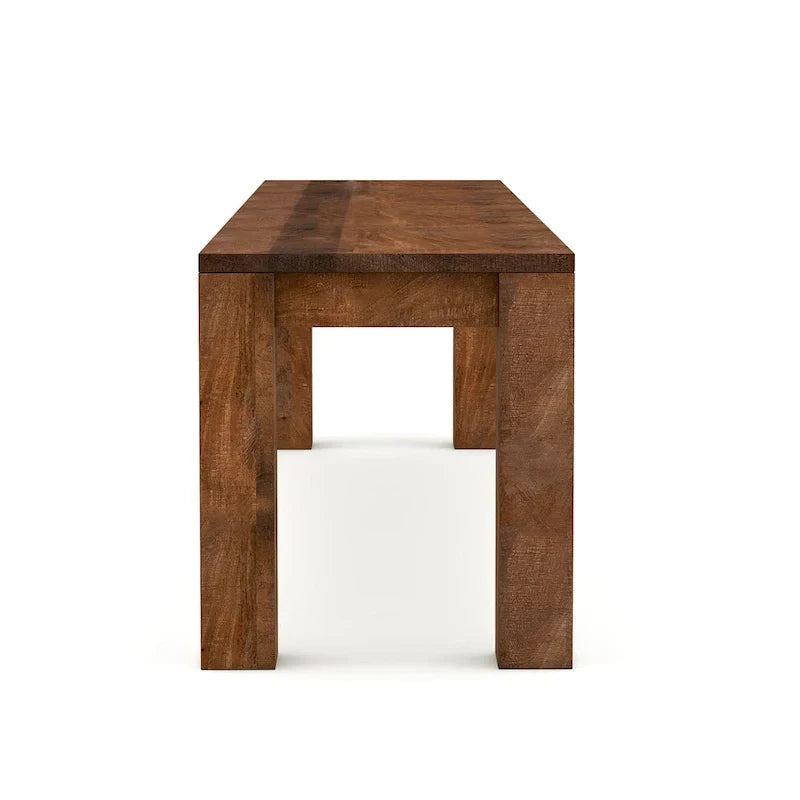 Anaisha Rustic Solid Mango Wood Dining Bench - Furniture of America - image 8