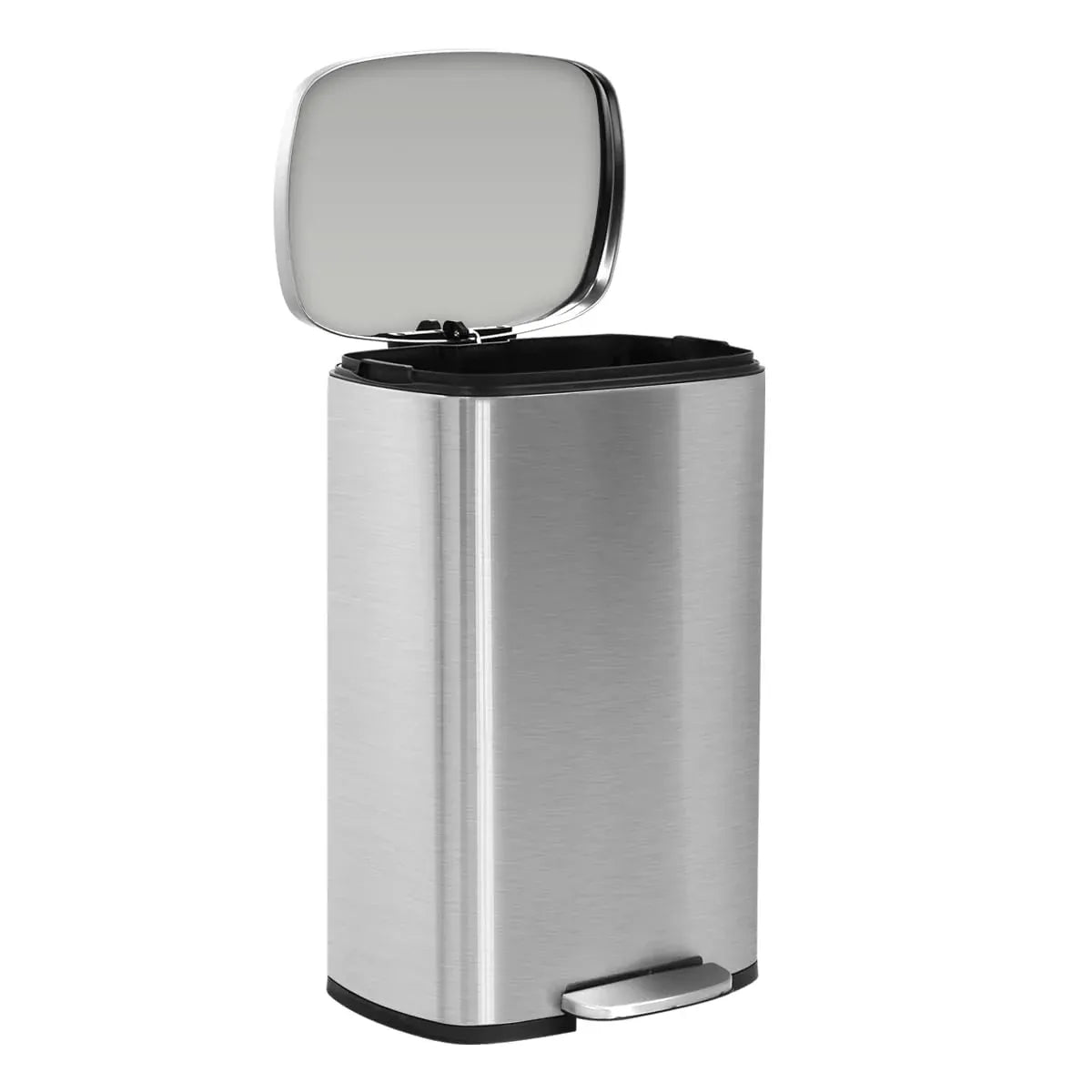 Bigacc 13 Gallon 50 Liter Kitchen Trash Can with Touch-Free & Motion Sensor, Automatic Stainless-Steel Garbage Can, Anti-Fing