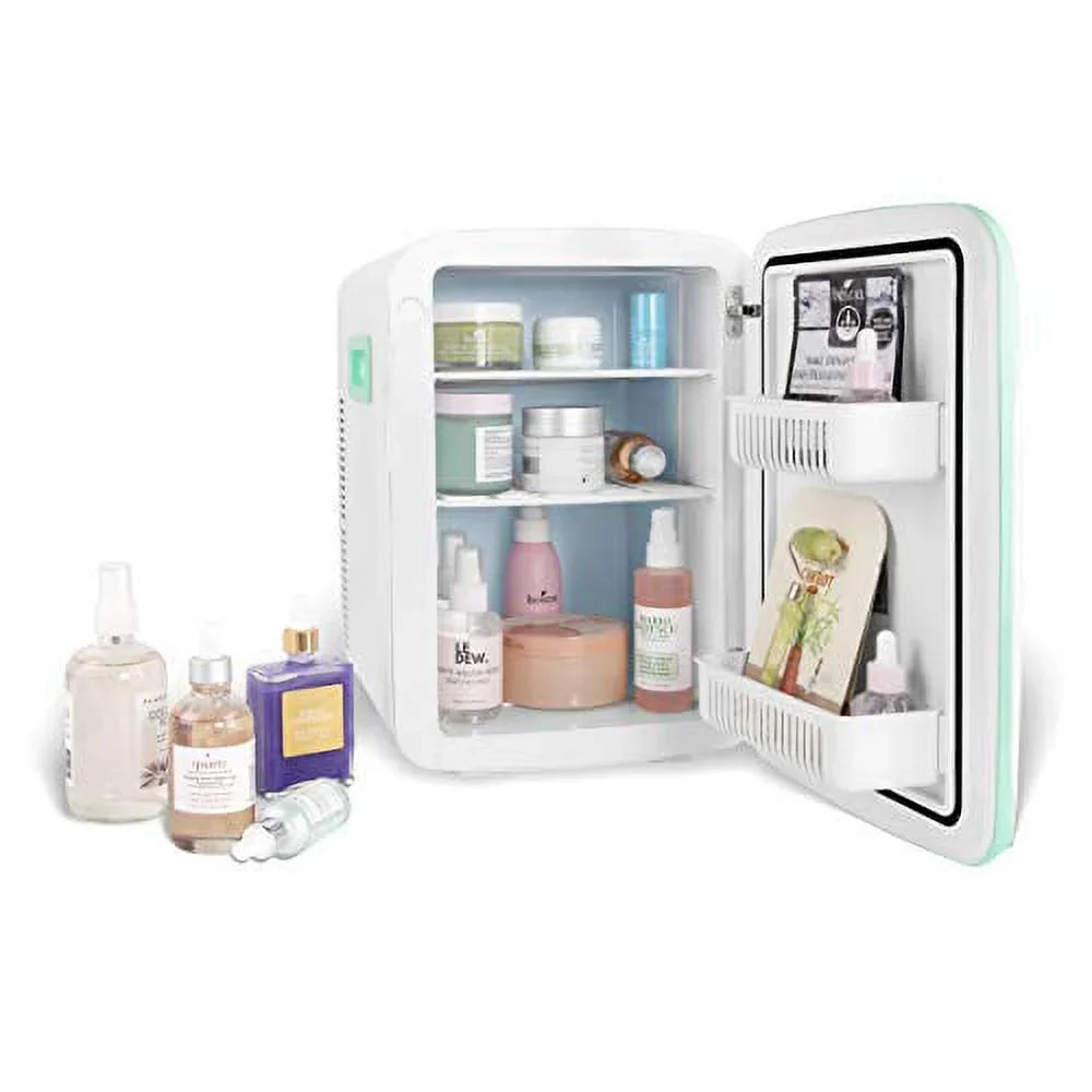 Cooluli Classic Turquoise 15 Liter Compact Portable Cooler Warmer Mini Fridge for Bedroom, Office, Dorm - image 2