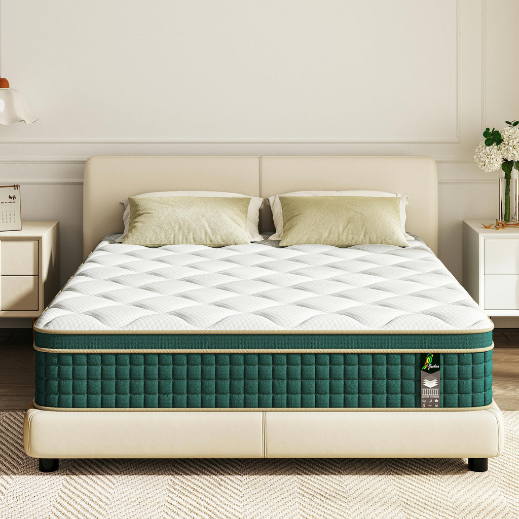 Full Size Mattress in a Box - 10 Inch Full Size Memory Foam Mattress - Hybrid Mattress Full for Back Pain Relief - Medium Firm Full Bed Mattress with Motion Isolation & Strong Edge Support - image 6