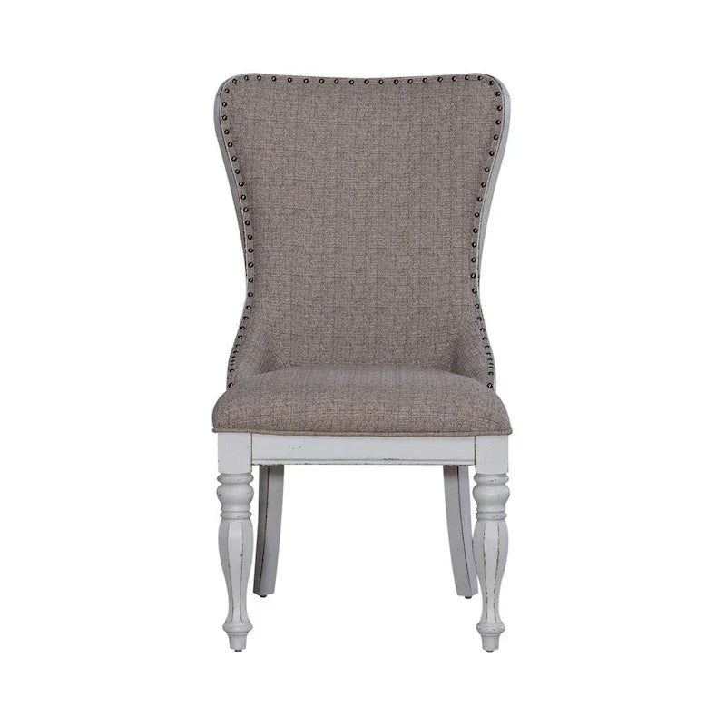 Set of 2 Magnolia Manor Upholstered Wingback Chairs - image 5