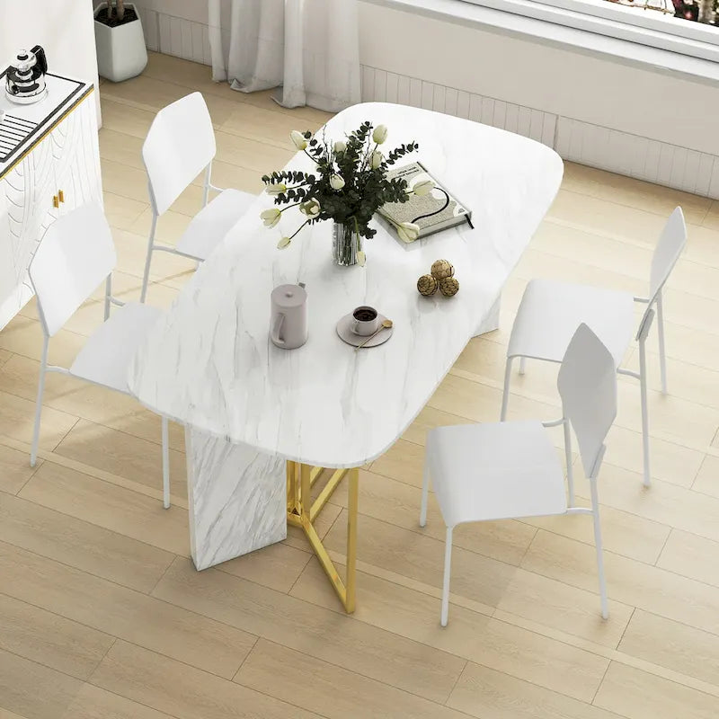 Set of 4 Stackable Dining Chairs with Ergonomic Backrest and Spacious Seat by Gymax - image 13