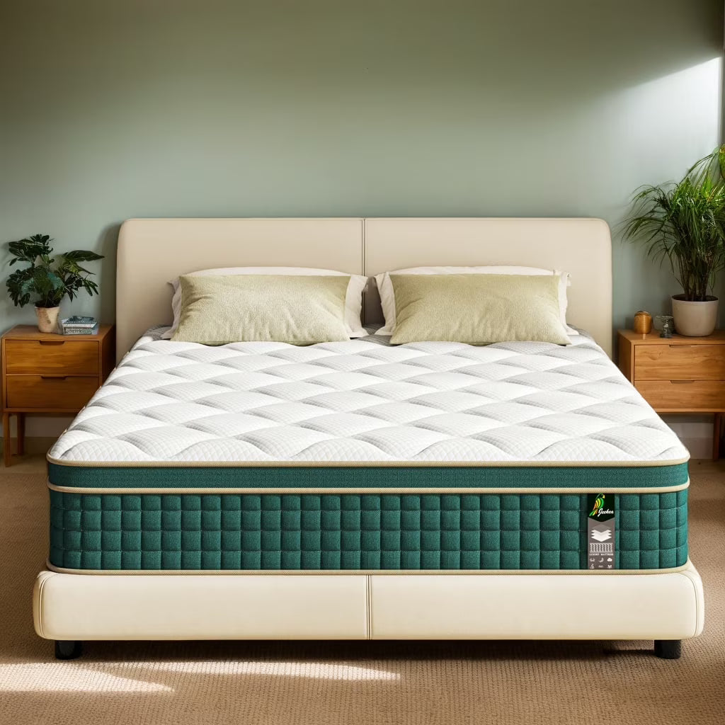 Full Size Mattress in a Box - 10 Inch Full Size Memory Foam Mattress - Hybrid Mattress Full for Back Pain Relief - Medium Firm Full Bed Mattress with Motion Isolation & Strong Edge Support - image 1