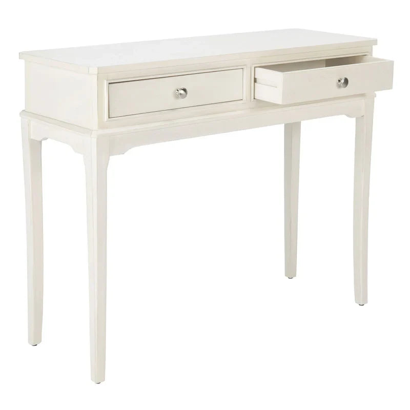 SAFAVIEH Affie 2-Drawer Console Table - Dimensions: 35.5" W x 13" D x 29.5" H - image 11