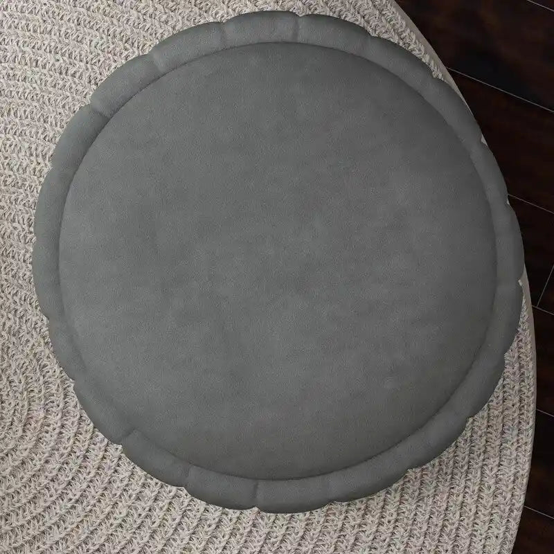 Swivel Accent Chair with Ottoman Set and Upholstered Cushion - image 13