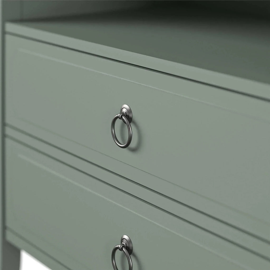 Drawer Nightstand, Green