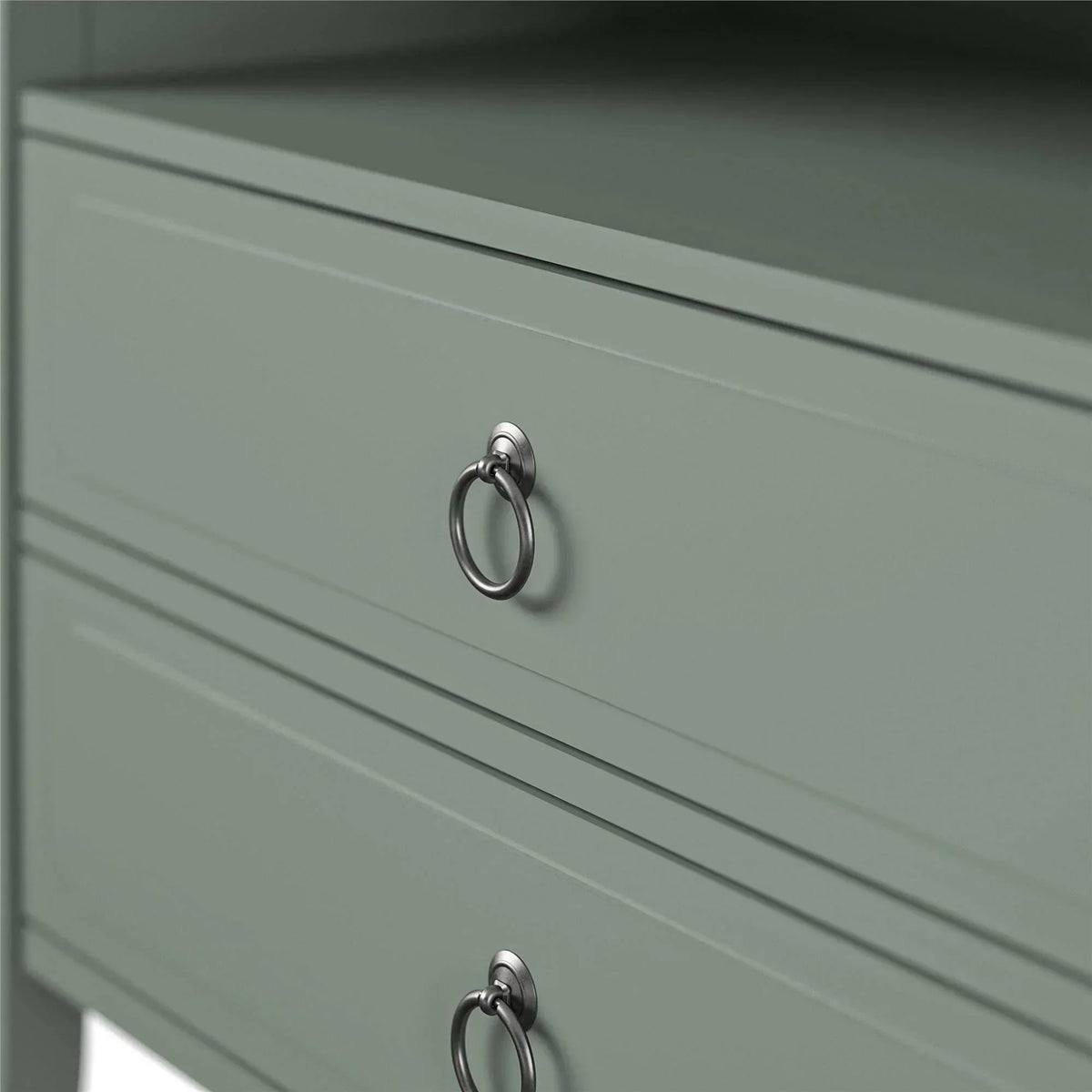 Drawer Nightstand, Green
