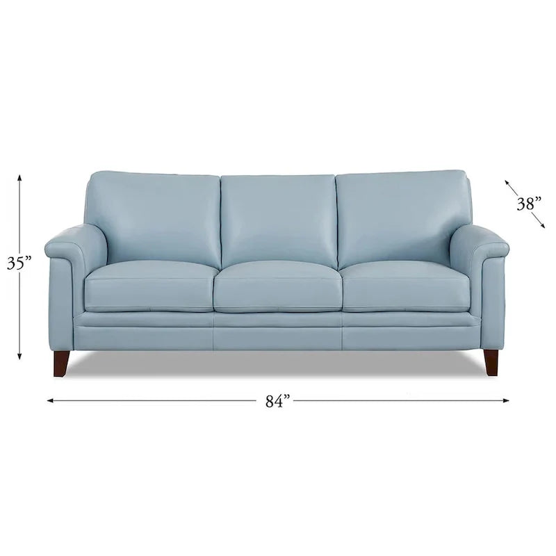 Hydeline Westcott Premium Top Grain Leather Sofa with Memory Foam and Spring Support - image 5