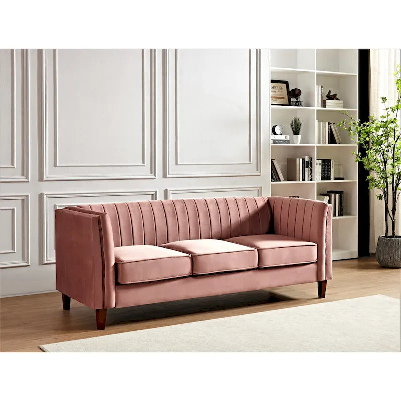 Square Design Sofa with Line Tufting - image 18