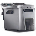 Livenza Dual Zone Digital 45L Stainless Steel Deep Fryer with Easy Clean Drain System