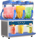 Commercial Slushy Machine - 1000W 30L Tanks Slush Maker Machine 304 Stainless Steel Commercial Margarita Machines Efficient C