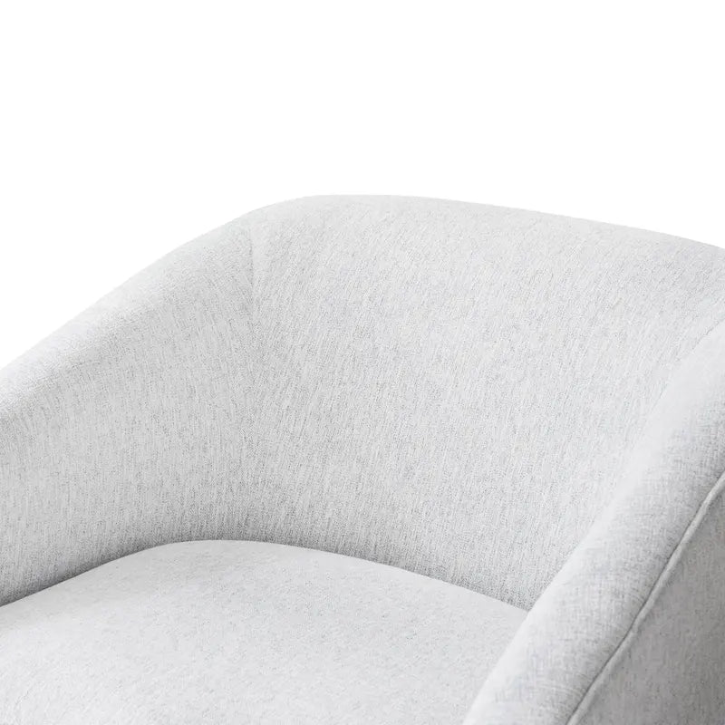 LUE BONA Contemporary Upholstered Wooden Barrel Swivel Accent Chair for Living Room - image 24