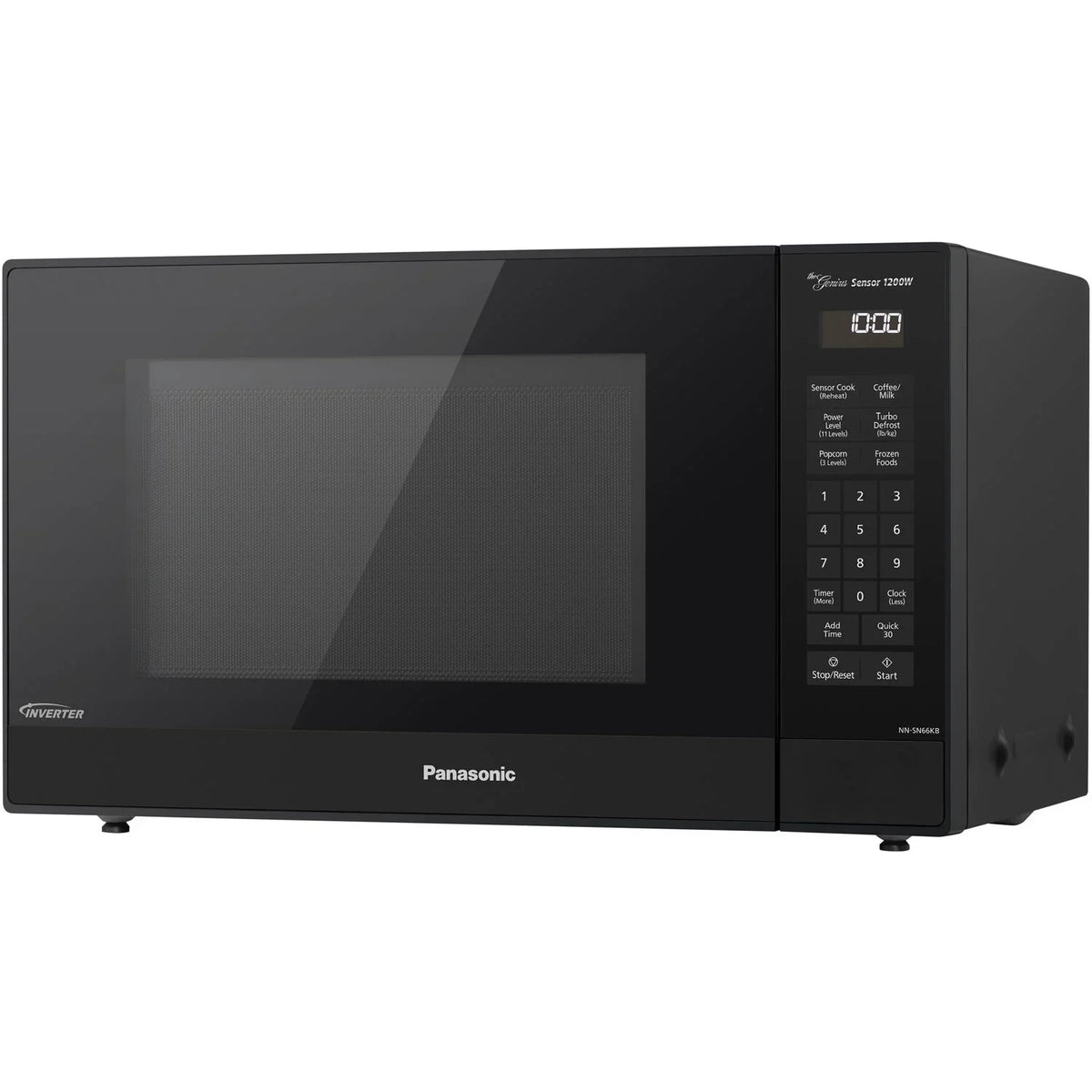 Panasonic 1.2 Cu. Ft. 1200W Genius Sensor Countertop Microwave Oven with Inverter Technology in Black - image 4