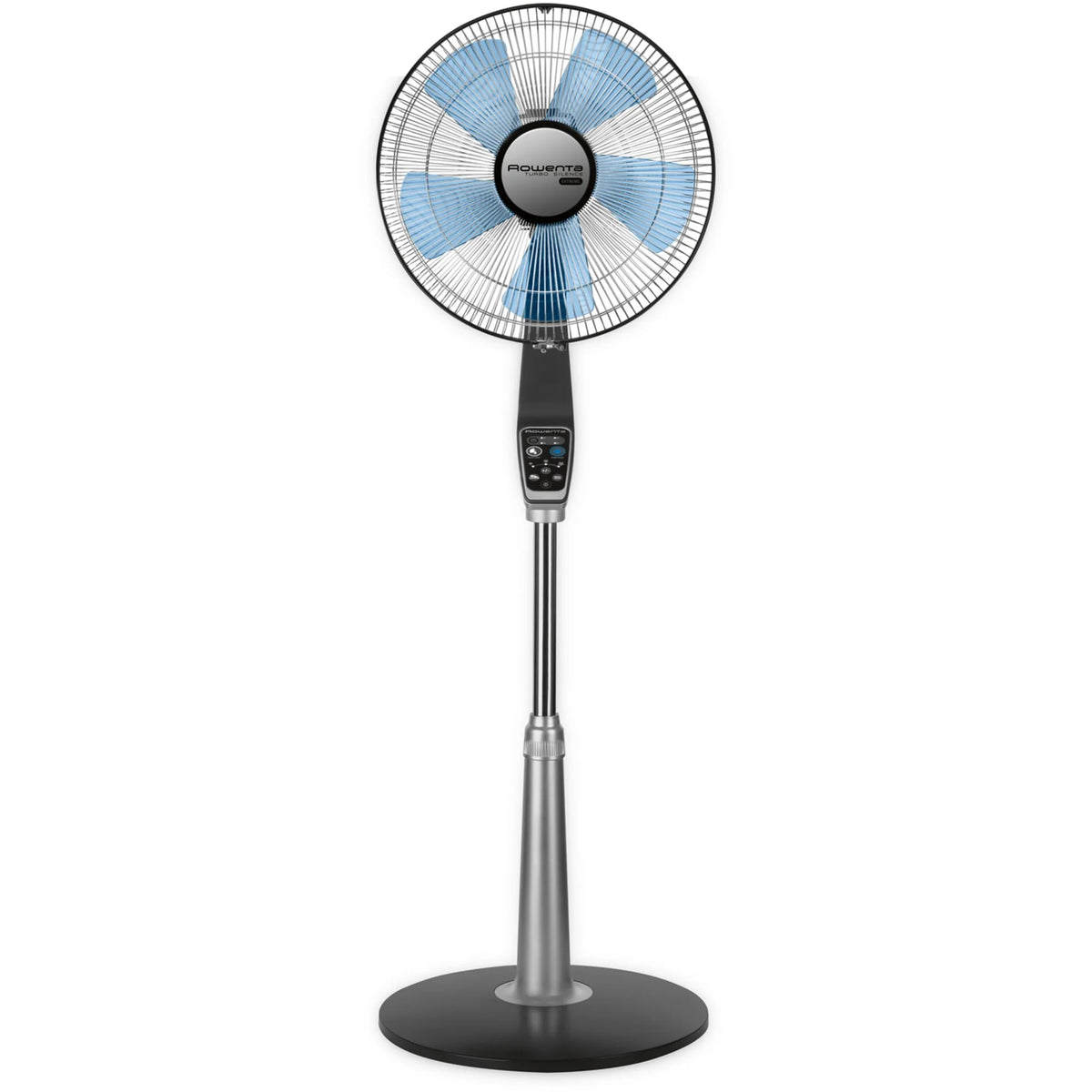Rowenta Turbo Silence Standing Floor Fan with Remote, 53 Inch, Portable, 5 Speeds, VU5670 - image 11
