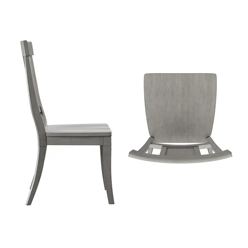 Set of 2 Ronda Wooden Dining Chairs with Panel Back - image 28