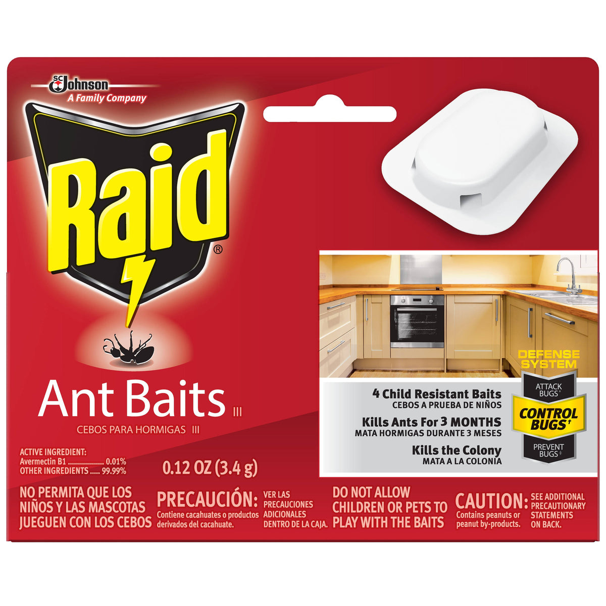Raid Ant Baits III - 0.12 oz - image 1