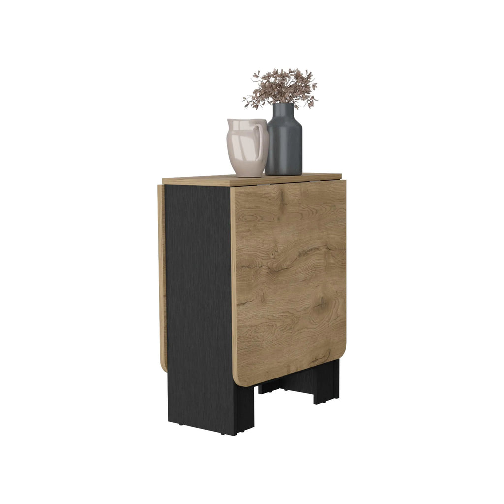 DUOSONG Kailua Folding Dining Table, Space-Saving, Foldable In 3 Forms Multicolor Engineered Wood Furniture Primary Living Space Cabinets - image 9