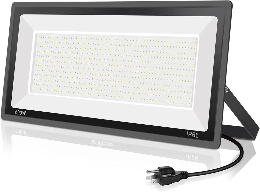 3 Pack 200W LED Flood Light,Super Bright Exterior Security Lights With Plug,IP66 Waterproof Outdoor Flood Light, 22800lm 5000