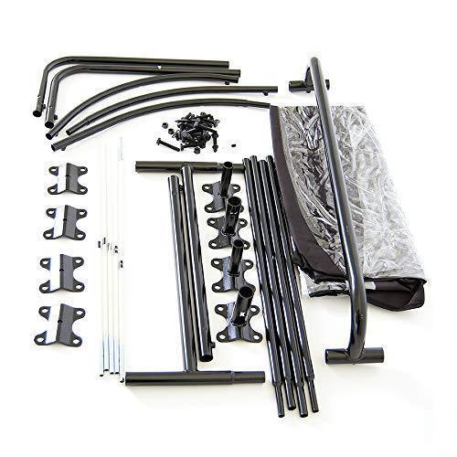 Deluxe Universal Snow Thrower Cab, Black – Fits Most Two & Three-Stage Snow Blowers, Includes Storage Pouch & Reflective Fabr