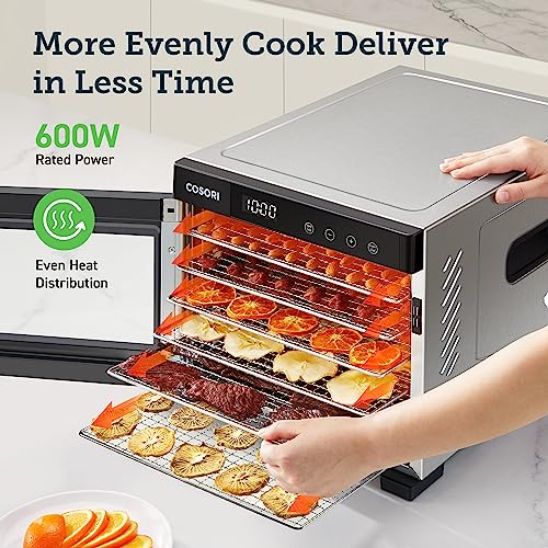 Meat jerky food dehydrator, 600 watt dehydration dryer