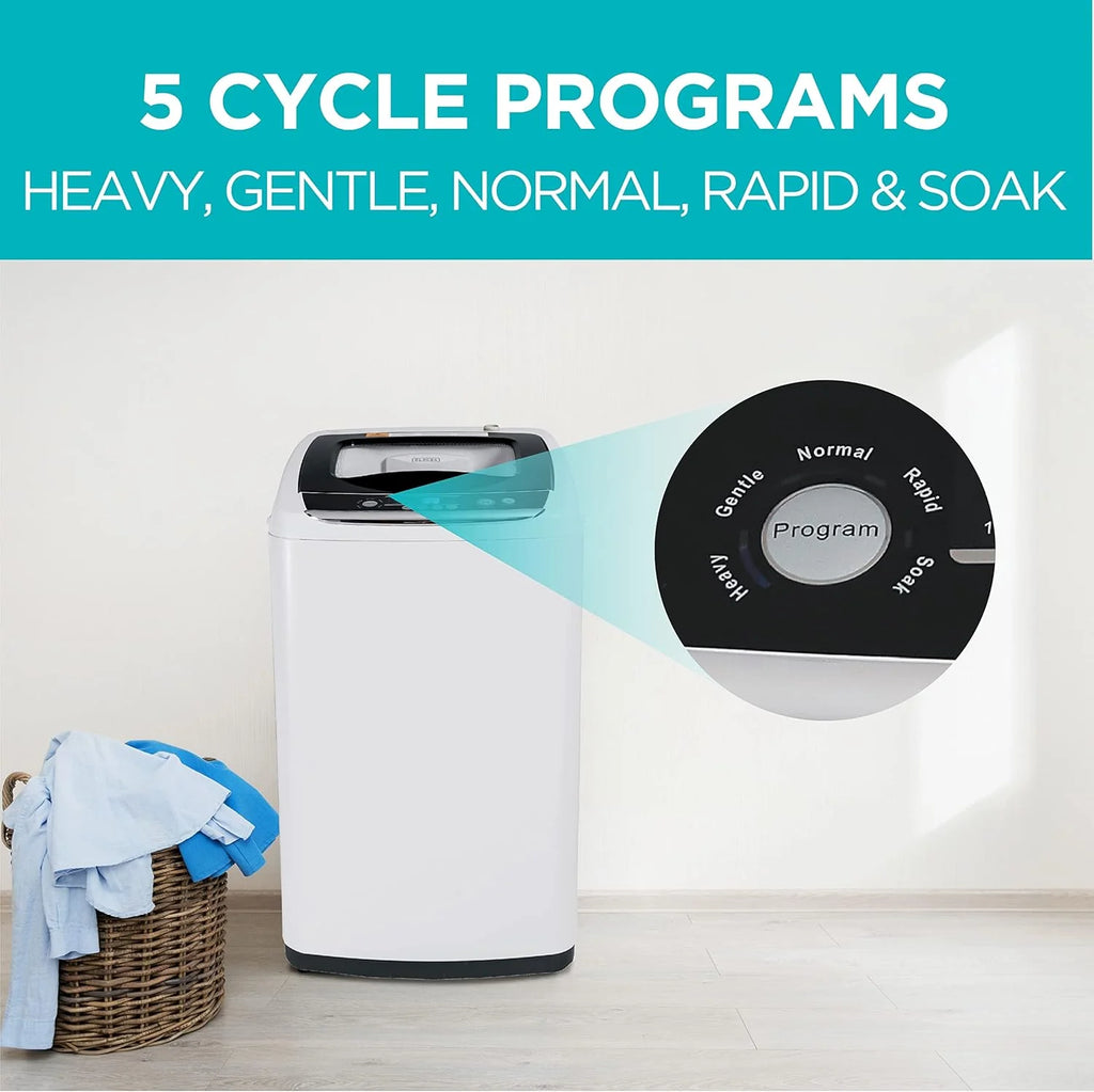 BLACK+DECKER 0.9 Cu. Ft. Portable Washing Machine - 5 Wash Cycles - image 8