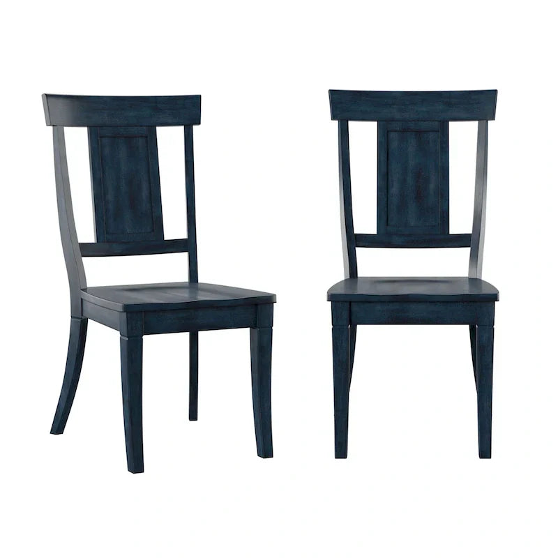 Set of 2 Ronda Wooden Dining Chairs with Panel Back - image 6