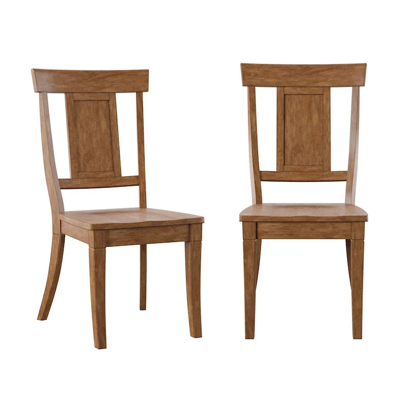 Set of 2 Ronda Wooden Dining Chairs with Panel Back - image 14
