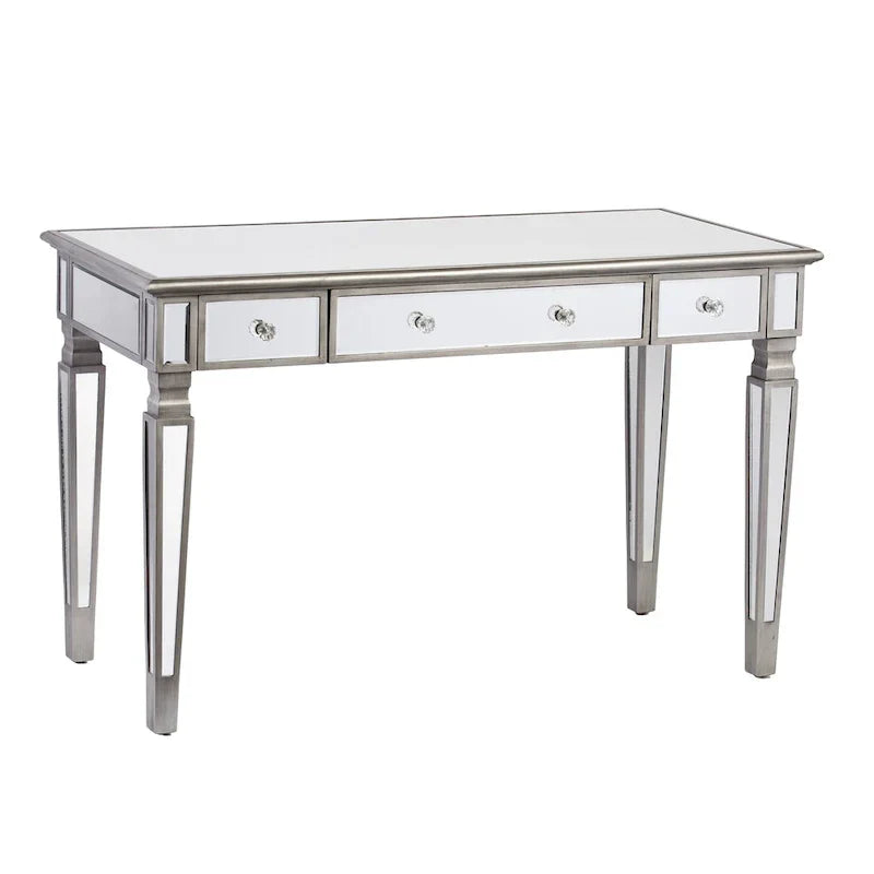 SEI Furniture Wheaton Glamorous Mirror Writing Desk - image 3