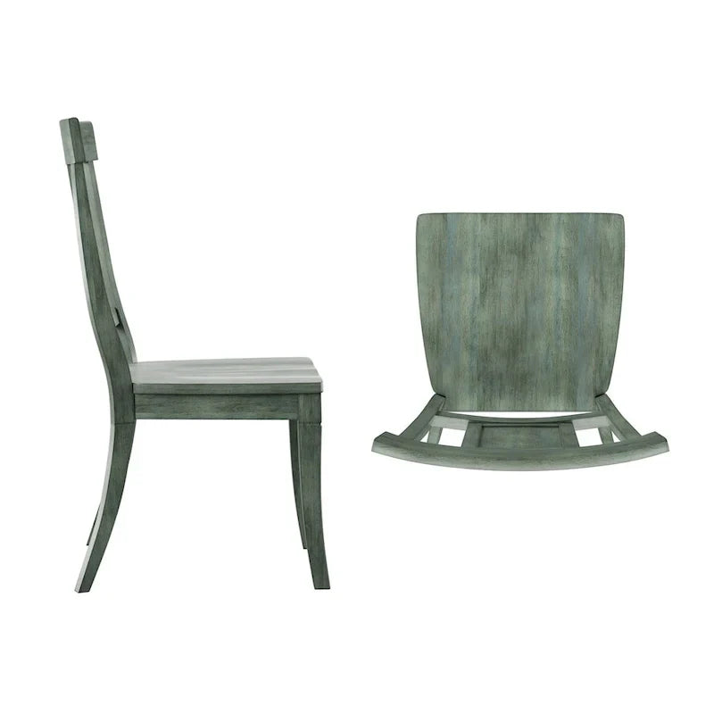 Set of 2 Ronda Wooden Dining Chairs with Panel Back - image 26