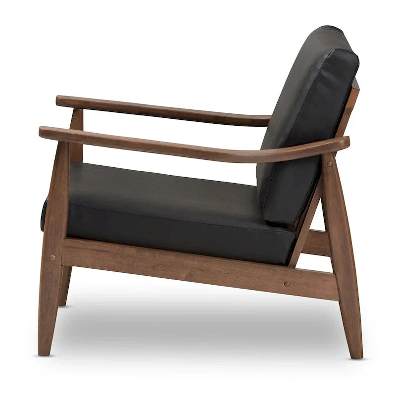 Baxton Studio Mid-Century Modern Lounge Chair - image 7