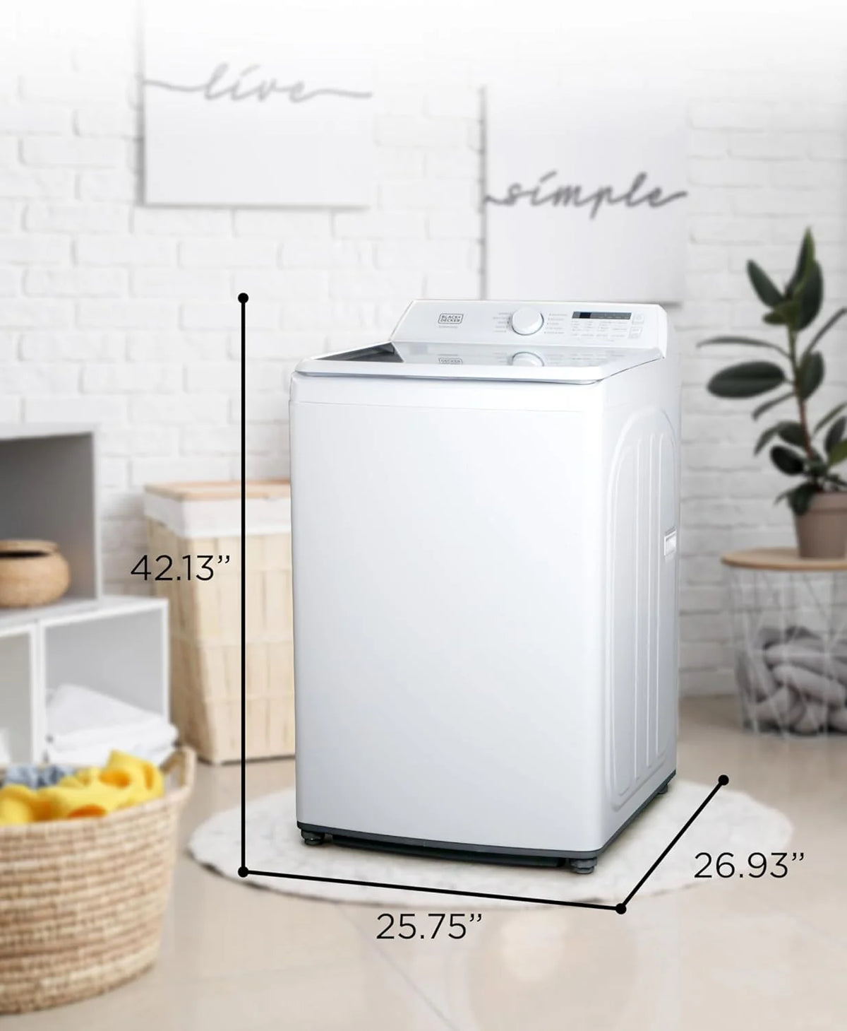 BLACK+DECKER 0.9 Cu. Ft. Portable Washing Machine - 5 Wash Cycles - image 18