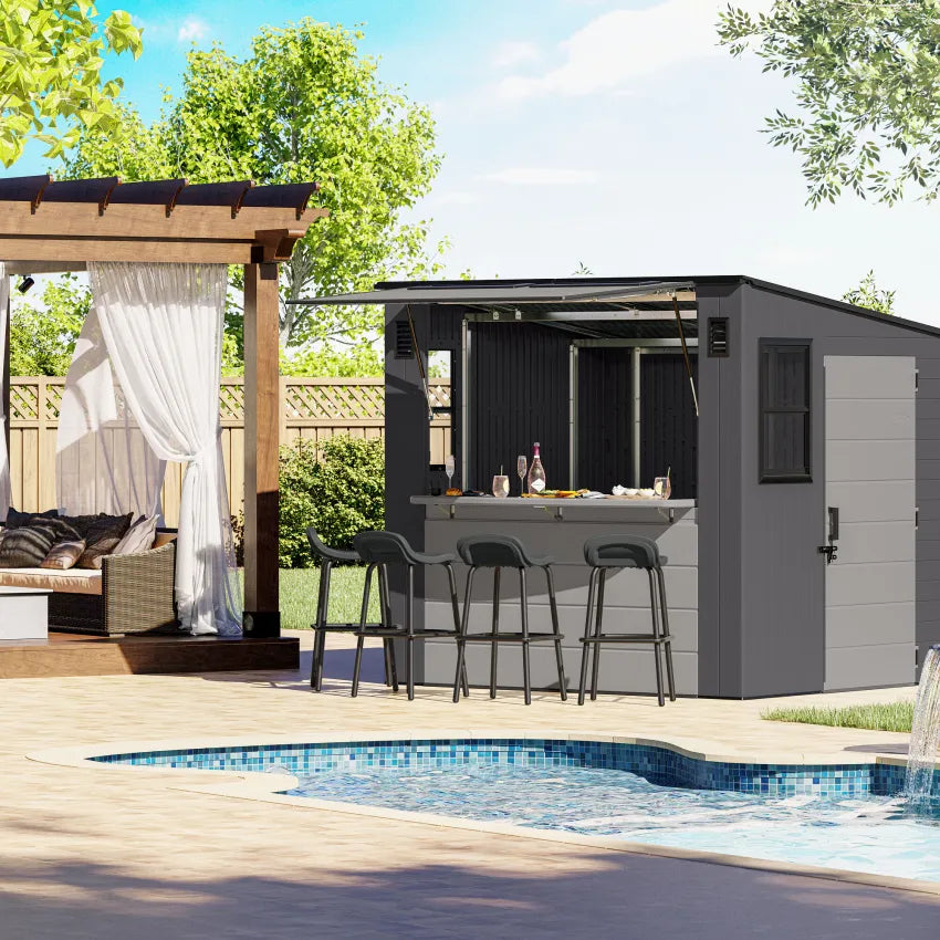 Suncast 8’x7’ Cabana Entertainment Shed - image 3
