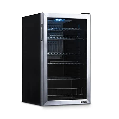 Beverage Refrigerator Cooler / 126 Cans Free Standing with Right Hinge Glass Door - image 5
