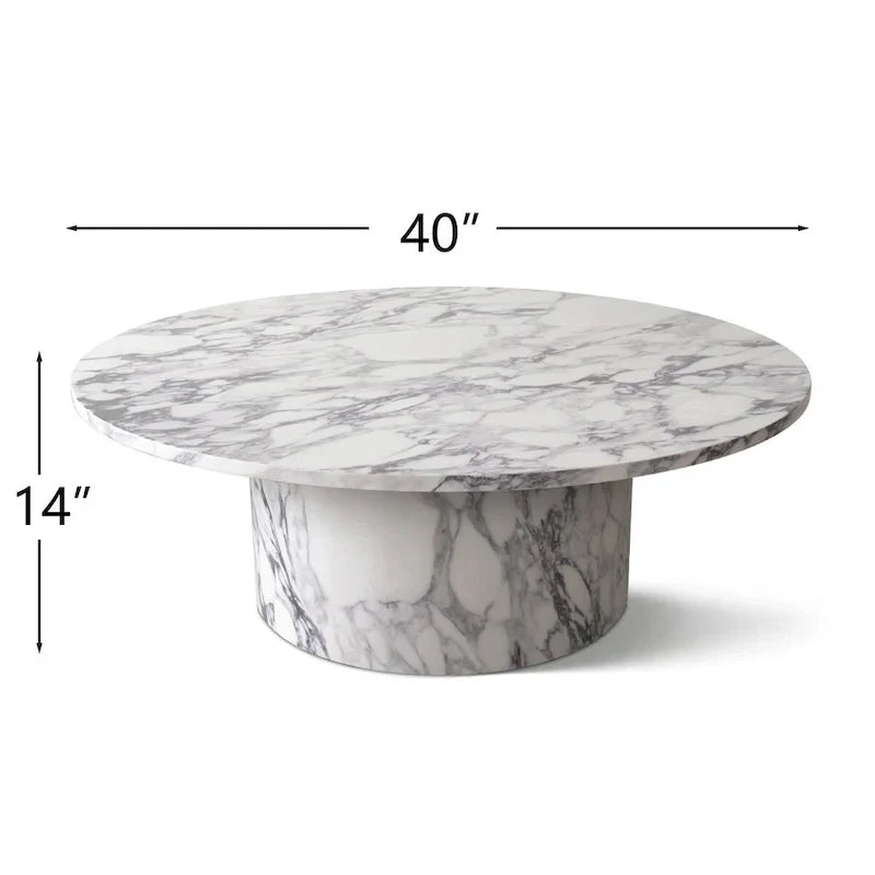 40-Inch Pedestal Coffee Table - image 15