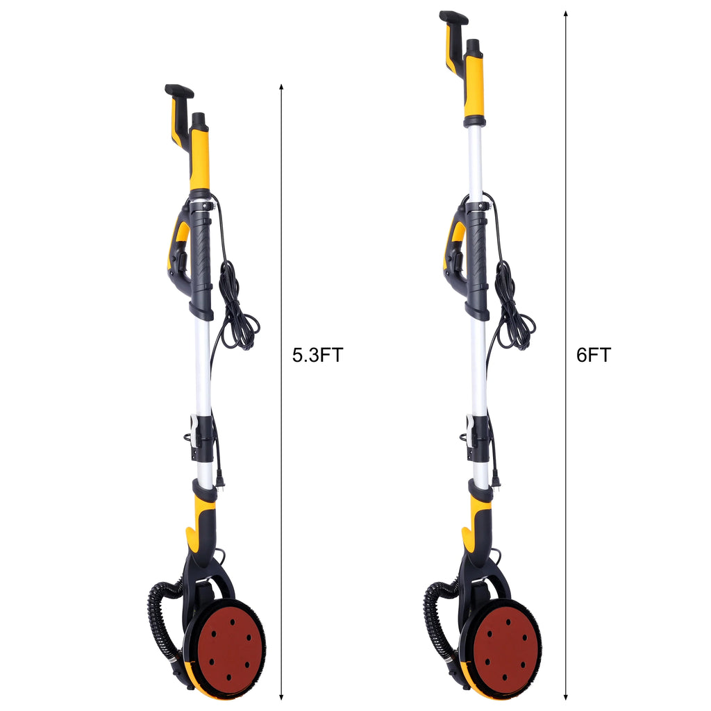 Faitaliicy Drywall Sander Vacuum Dust Collection Wall Sander With Foldable Handle 6.5A 780W Electric Drywall Sander With Variable Speed 900-1800RPM - image 4