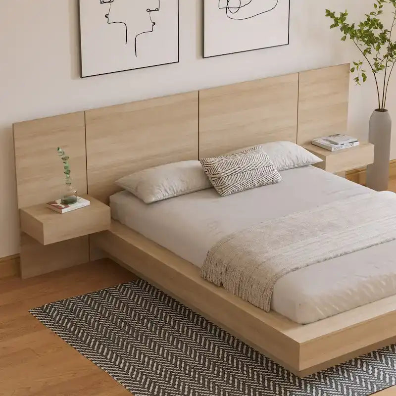 Napa 4-Piece Bedroom Set with Floating Nightstand - image 7