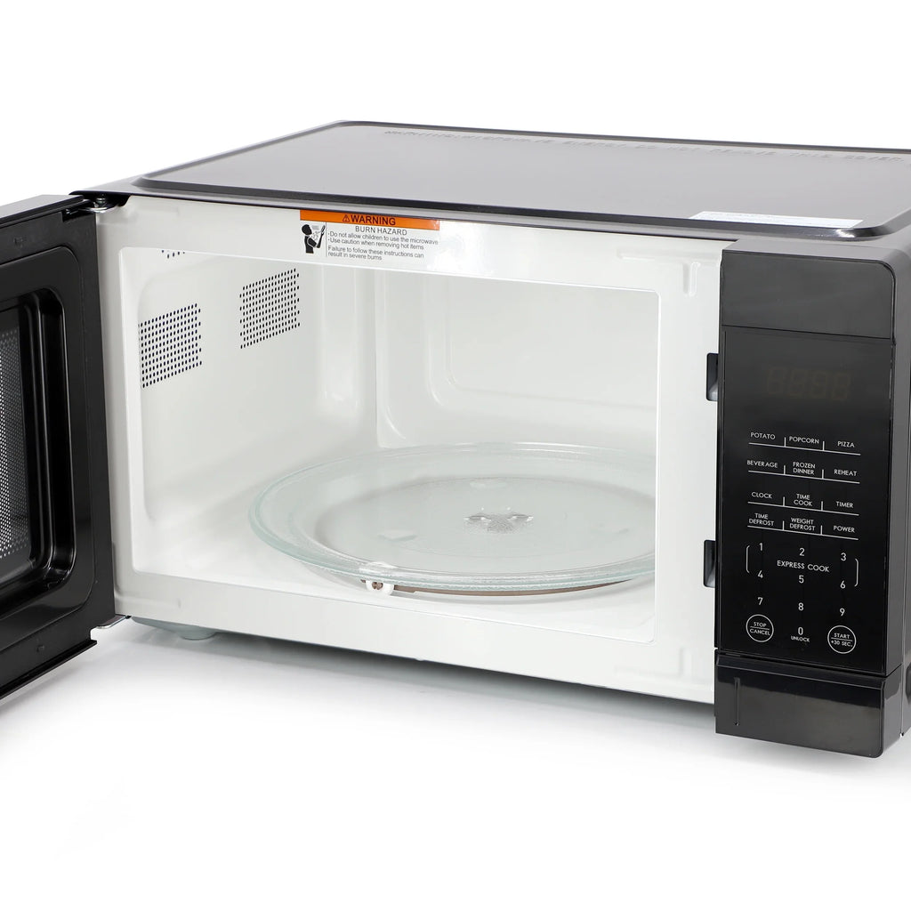 Galanz 1.1 Cu Ft. 1000 Watt Counter Top Microwave Oven in Black - image 4
