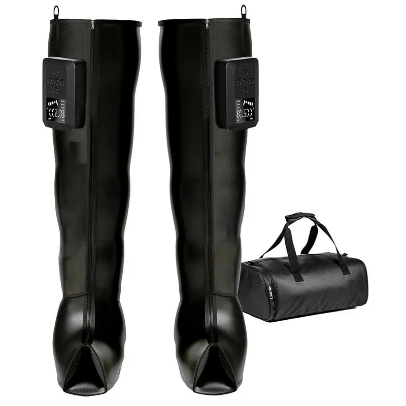 Air Compression Recovery System, Cordless Leg Massager for Circulation, Rechargeable Recovery Boots for Improved Circulation 